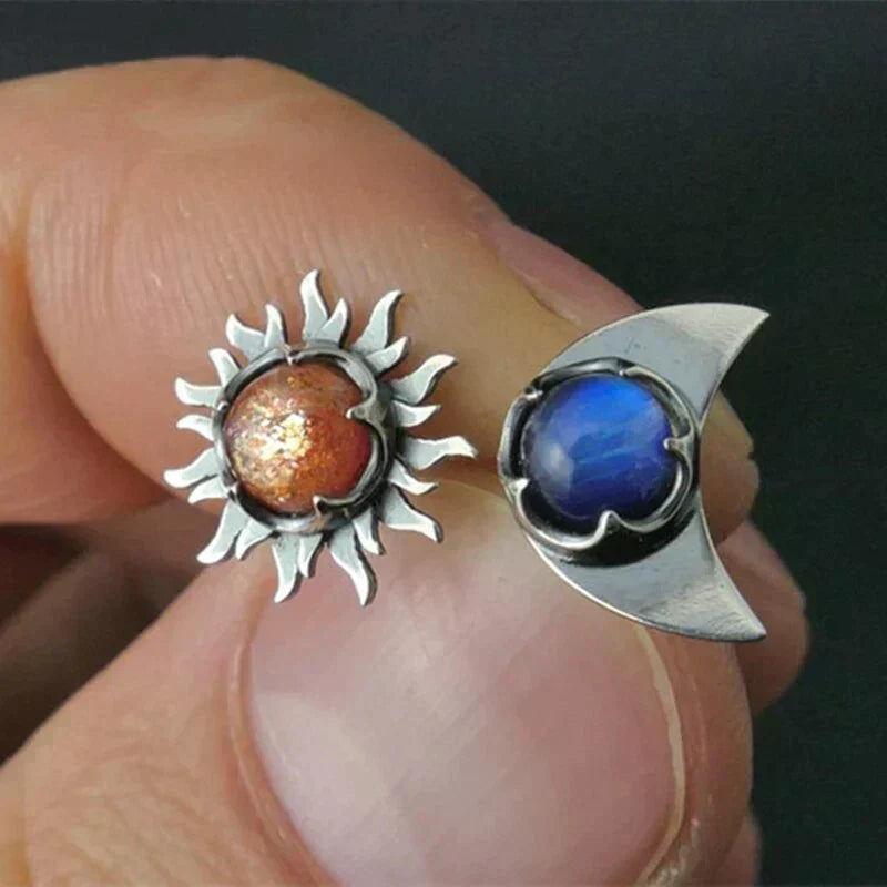 Pendientes Astros Sol y Luna