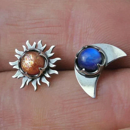 Pendientes Astros Sol y Luna