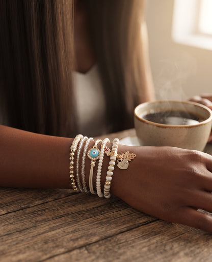 Set de Bracelets Hamsa – photo lifestyle 2