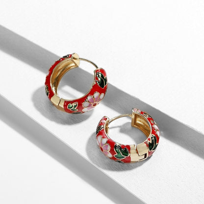 Refined Flower-Shaped Earrings