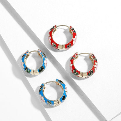 Refined Flower-Shaped Earrings