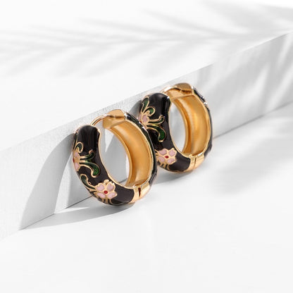 Refined Flower-Shaped Earrings