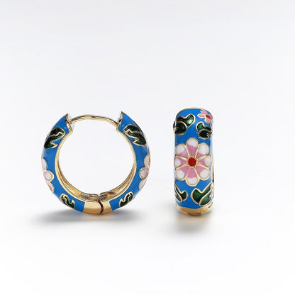 Refined Flower-Shaped Earrings