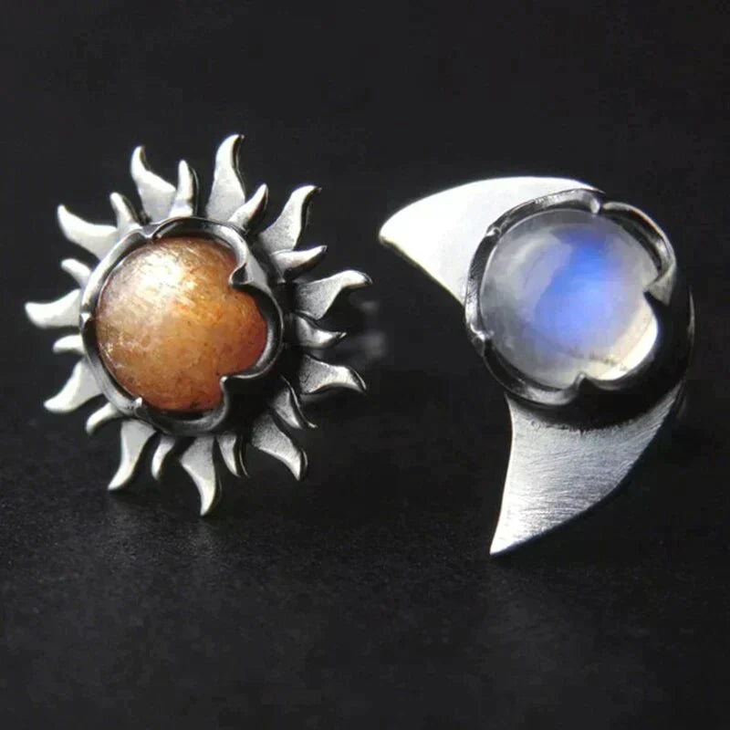 Pendientes Astros Sol y Luna