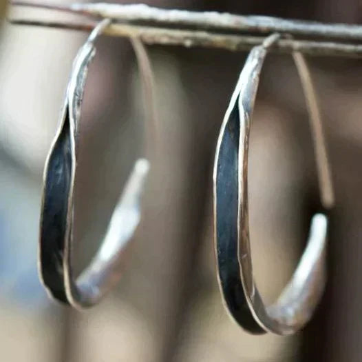 Minimalist Large Circle Earrings