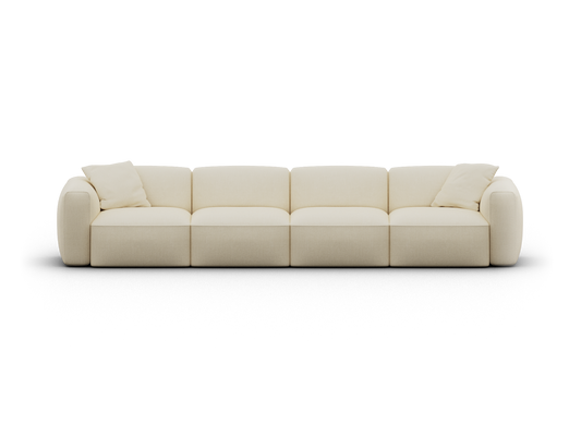 Canapé d'Angle Modulable à Assise Profonde – 4 Modules