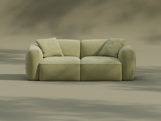 Canapé Modulable à Assise Profonde – 2 Modules – Coloris Pantone