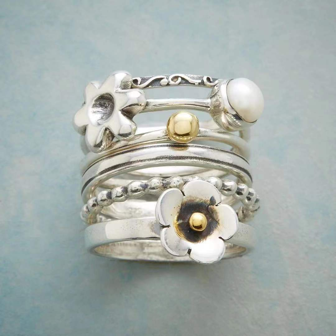 Vintage-Ring aus Silber