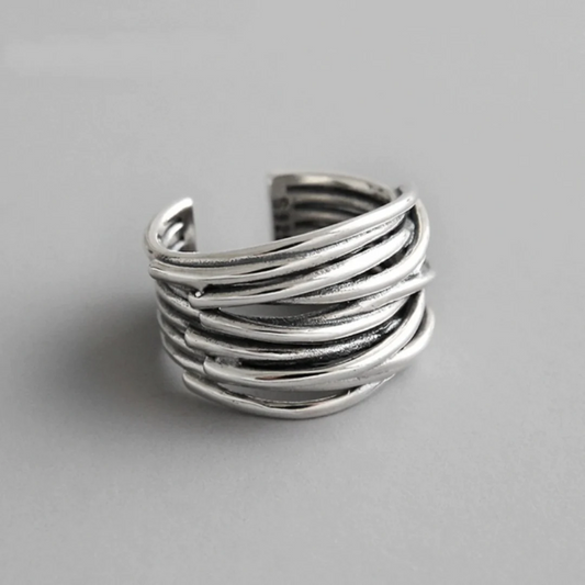 Vintage Double-Layer Ring