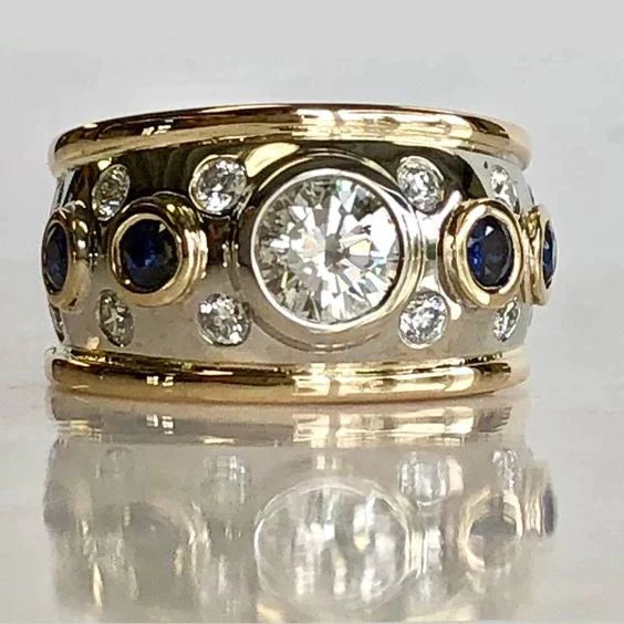 Anillo Vintage con Circonitas