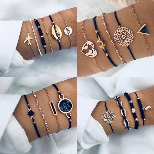 Set of 5 Unique Premium Bracelets